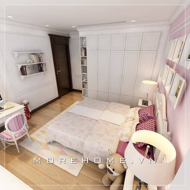 Tủ quần áo màu trắng